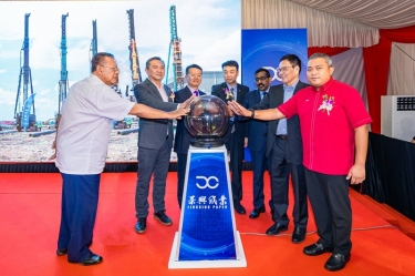 擎梦奋进 续写华章 | 9999js金沙老品牌纸业马来西亚项目二期桩基仪式隆重举行